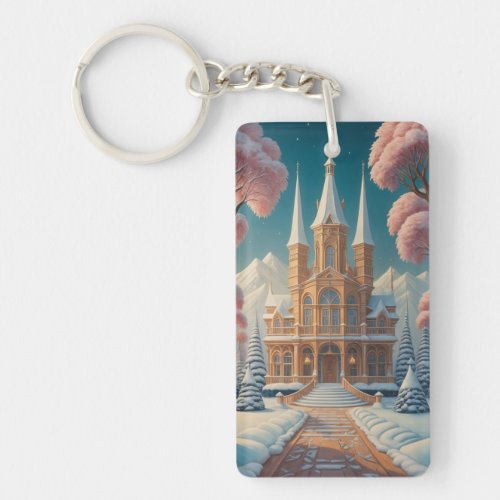 Castle of Whispering Dreams Keychain