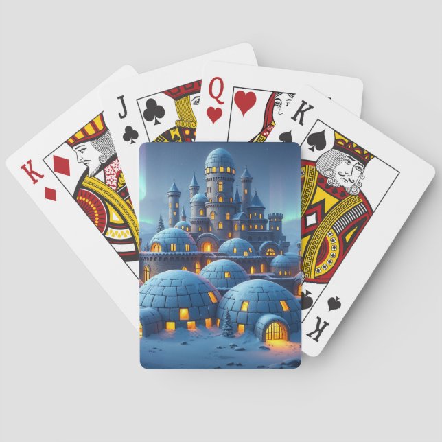 Castle of Winter Hearth Poker Cards (Back)