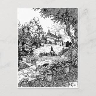 Castle On the Hill Postcard