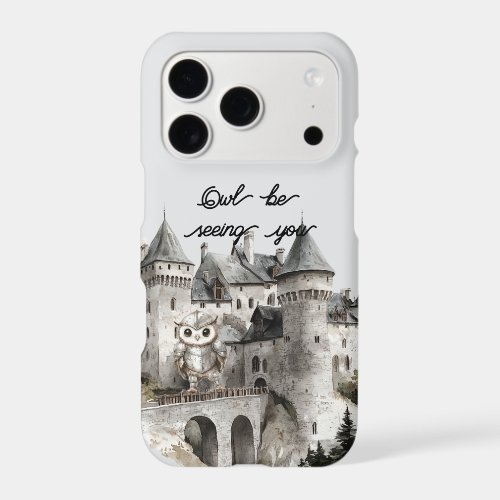 Castle Owl Be Seeing You iPhone 17 Pro Case