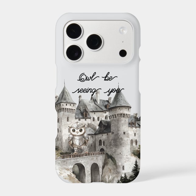 Castle Owl Be Seeing You Iphone Case (Back)
