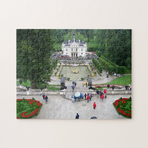 Castle Park Linderhof in Bavaria Germany Jigsaw Puzzle