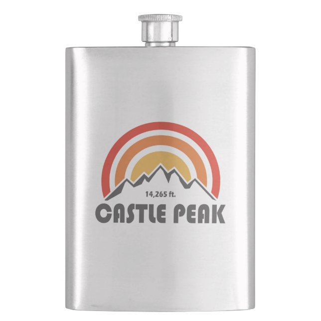 Castle Peak Flask (Front)