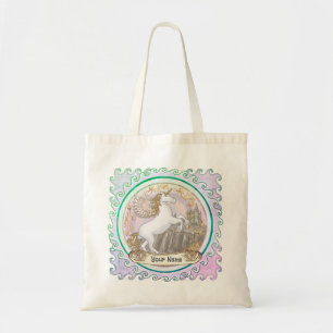 Castle Pegasus Unicorn Tote Bag