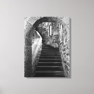 Castle Photography Canvas art Castle Stairs