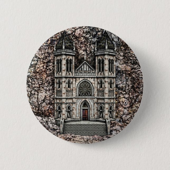 Castle Pinback Button (Front)