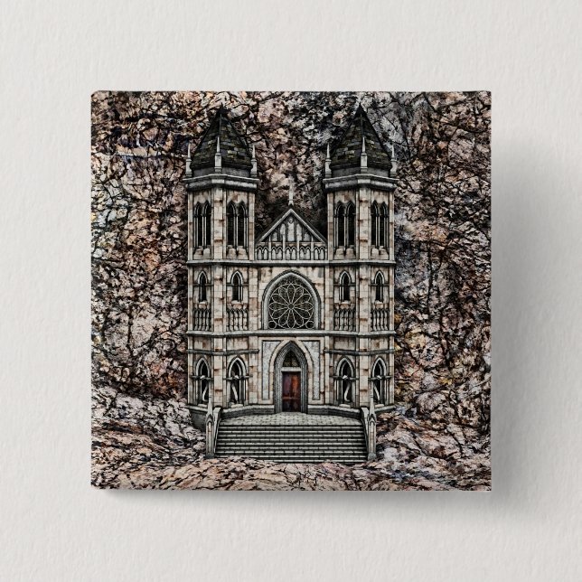 Castle Pinback Button (Front)