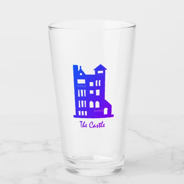 Castle Pint Glass (Front)