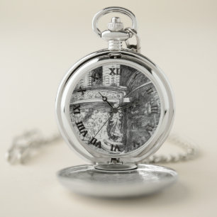 Castle Pocket Watch
