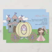 Castle Princess Birthday Party Invitation (Front/Back)