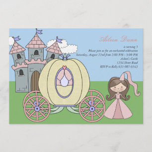 Castle Princess Birthday Party Invitation