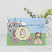 Castle Princess Birthday Party Invitation (Standing Front)