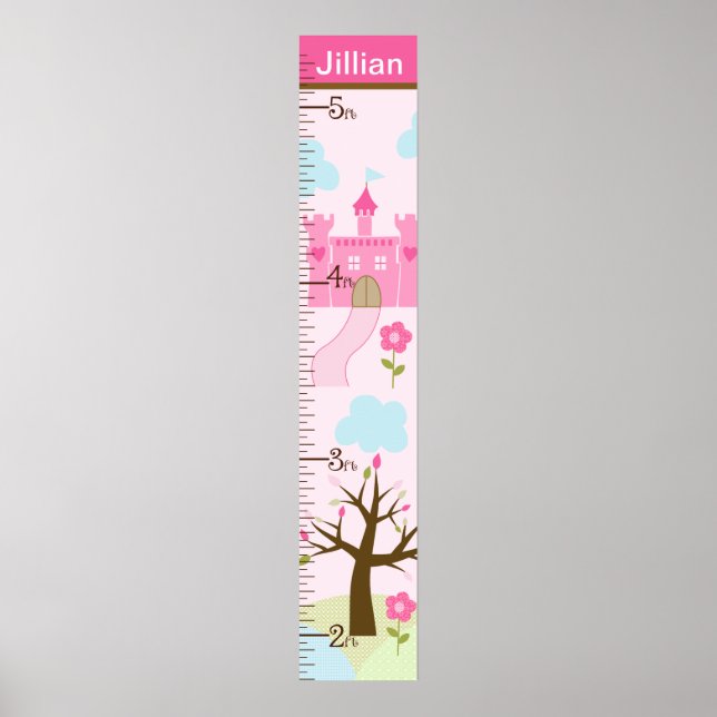 Castle/Princess Dreams Growth Chart Keep at 8x44! (Front)
