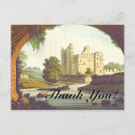 [ Thumbnail: Castle, River, Brick Arch + "Thank You!" Postcard ]