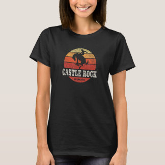 Castle Rock CO Vintage Country Western Retro T-Shirt
