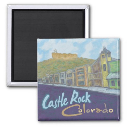 Castle Rock Colorado Magnet