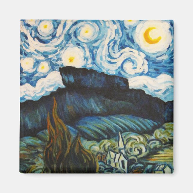 Castle Rock Colorado, Master Impressionist Magnet (Front)