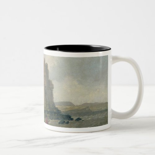 Castle Rock Flatholm Island Bristol Channel 17 Two_Tone Coffee Mug