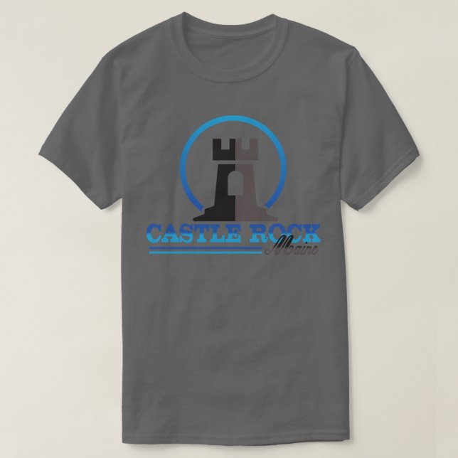 Castle Rock Maine Stephen King T-Shirt (Design Front)