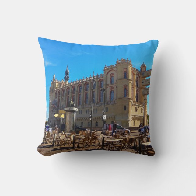Castle Saint Germain. FRANCE Throw Pillow (Front)