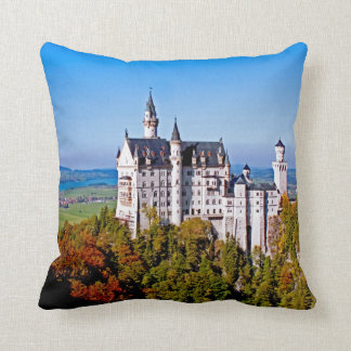 Castle (Schloss) Neuschwanstein 16x16 Pillow