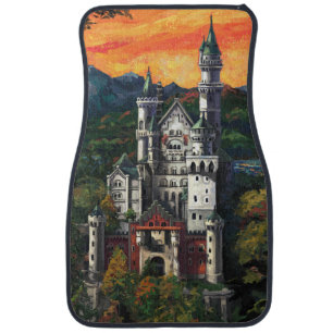 Castle Schloss Neuschwanstein Car Floor Mat