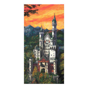 Castle Schloss Neuschwanstein Card