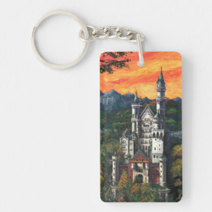Castle Schloss Neuschwanstein Keychain