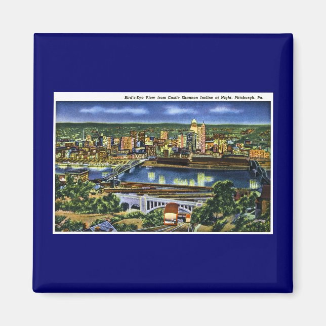 Castle Shannon Incline, Pittsburg, PA Magnet (Front)