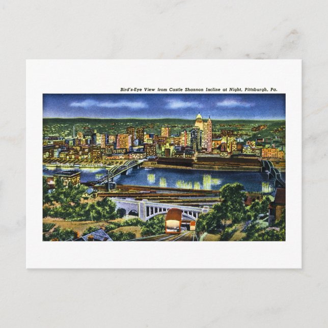 Castle Shannon Incline, Pittsburgh, PA Postcard (Front)