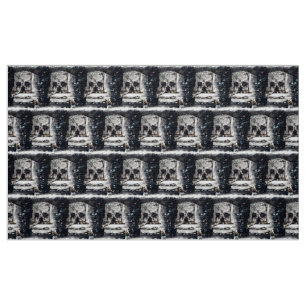 Castle Skull Fabric
