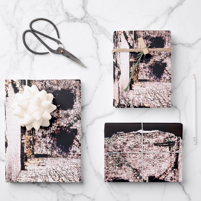 Castle Skull Wrapping Paper Sheets (Front)