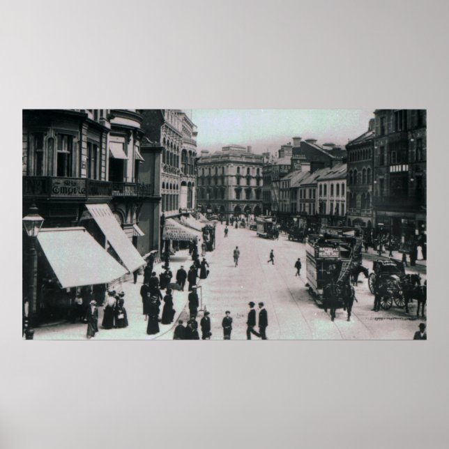 Castle Square, Belfast, c.1902 Poster (Front)
