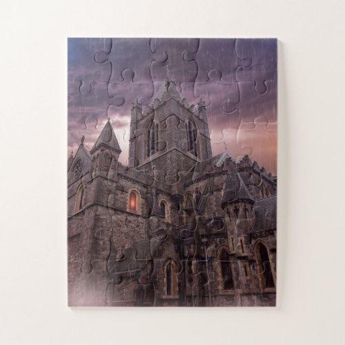 CASTLE STORMY NIGHT GOTHIC JIGSAW PUZZLE