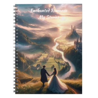 Castle Story Couple Enchanted Pages  Notebook