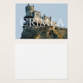 Castle Swallow's Nest in Crimea Postcard (Front & Back)