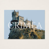 Castle Swallow's Nest in Crimea Postcard (Front)