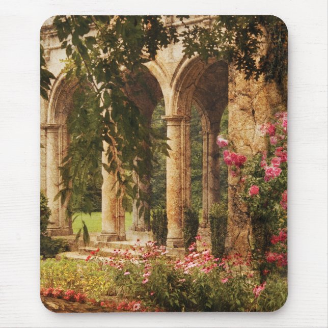 Castle - The Secret Garden Mouse Pad (Front)