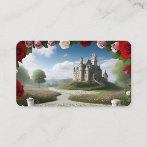 Castle Through the Wonderland Portal Bookmark Business Card