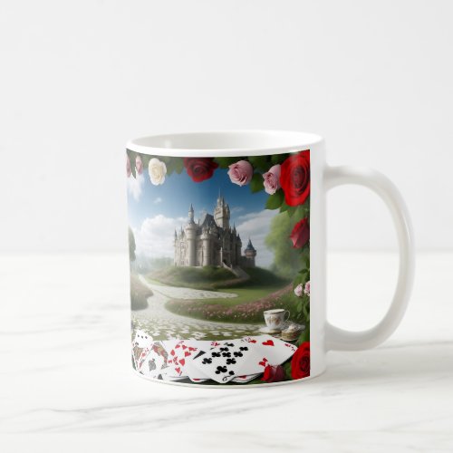 Castle Through the Wonderland Portal Coffee Mug