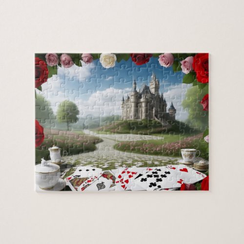 Castle Through the Wonderland Portal Jigsaw Puzzle