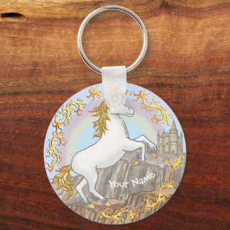 Castle Unicorn  keychain