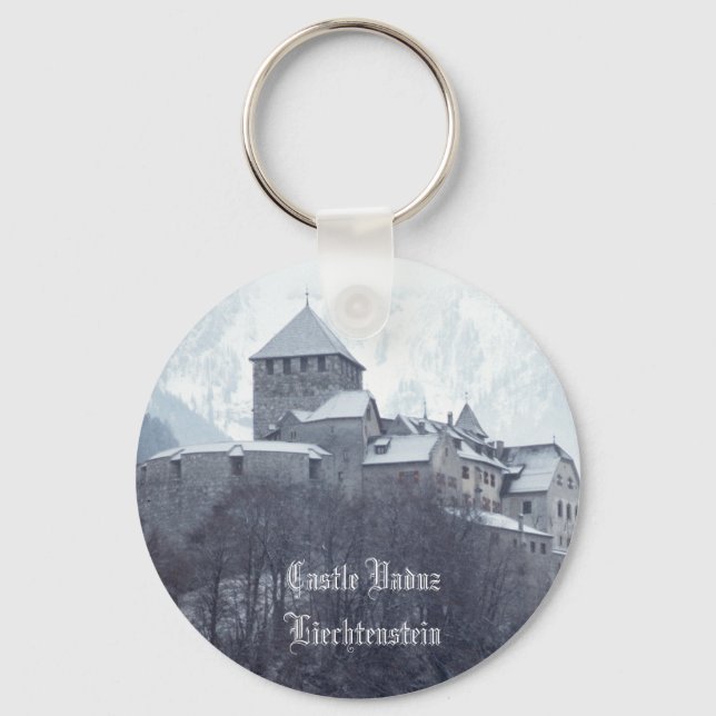 Castle Vaduz Liechtenstein Keychain (Front)