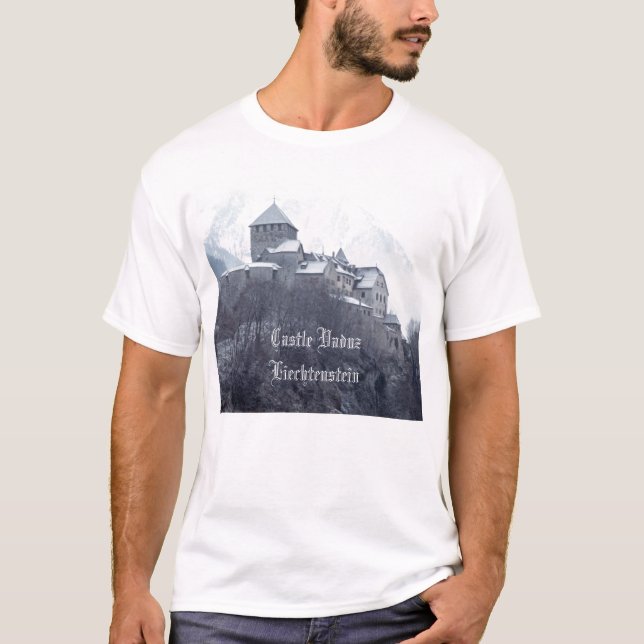 Castle Vaduz Liechtenstein T-Shirt (Front)