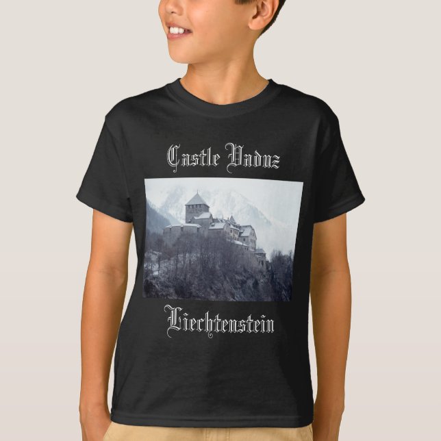 Castle Vaduz Liechtenstein T-Shirt (Front)