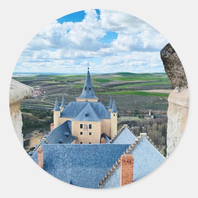 Castle View Sticker - Medieval Charm (Front)