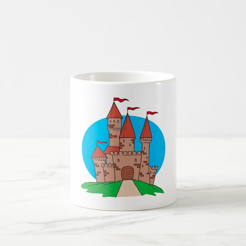 Castle With Flags Coffee Mug