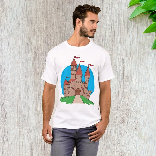 Castle With Flags T_Shirt