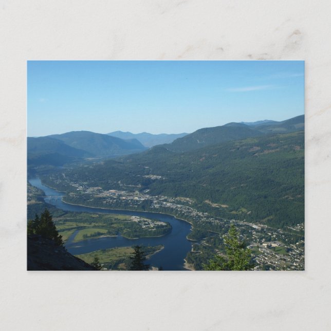 Castlegar crossroads of the Kootenays Postcard (Front)