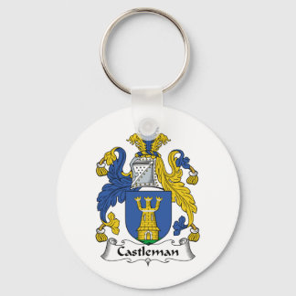 Castleman Family Crest Keychain